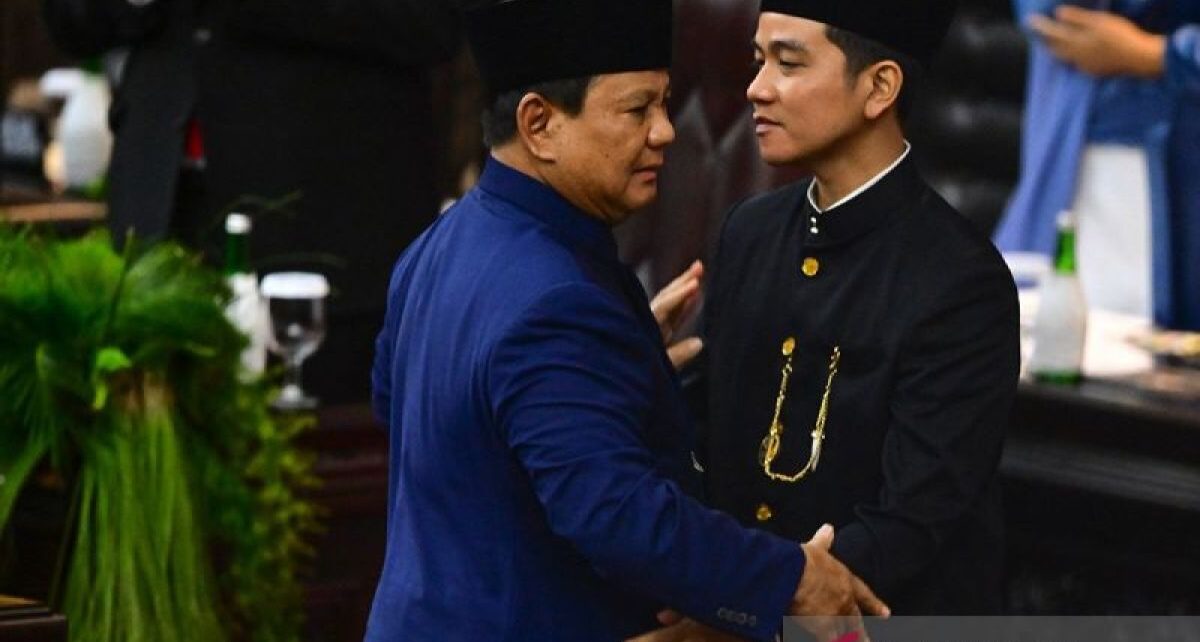 Prabowo tunjukkan emosi kesenangan pada saat pelantikan