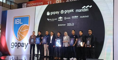 IBL meluncurkan logo baru jelang IBL 2025 (Foto: MPI/Andhika Khoirul Huda)