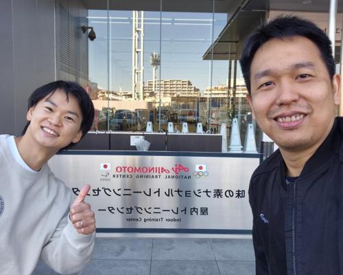 Hendra Setiawan bersama Yuta Watanabe di Jepang (Foto: Instagram/@hendrasansan)