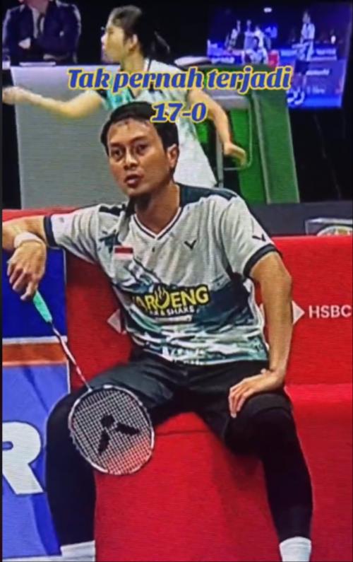 ahsan hendra bengong 