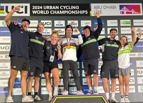 Logan Martin juara UCI Urban Cycling World Championship 2024 (Foto: UCI)