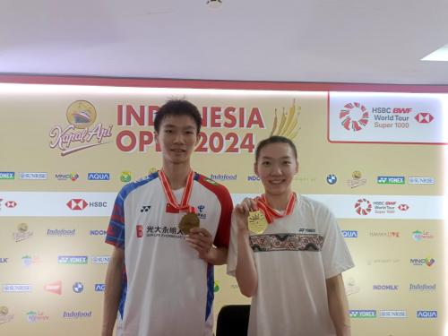 Jiang Zhen Bang/Wei Ya Xin (Foto: MPI/Andhika Khoirul Huda)