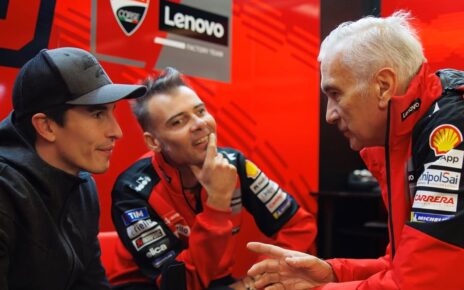 Davide Tardozzi Terbius Kecerdasan Marc Marquez, Disebut Selangkah Lebih Maju dari Albert Einstein! : Heartdesign Sports