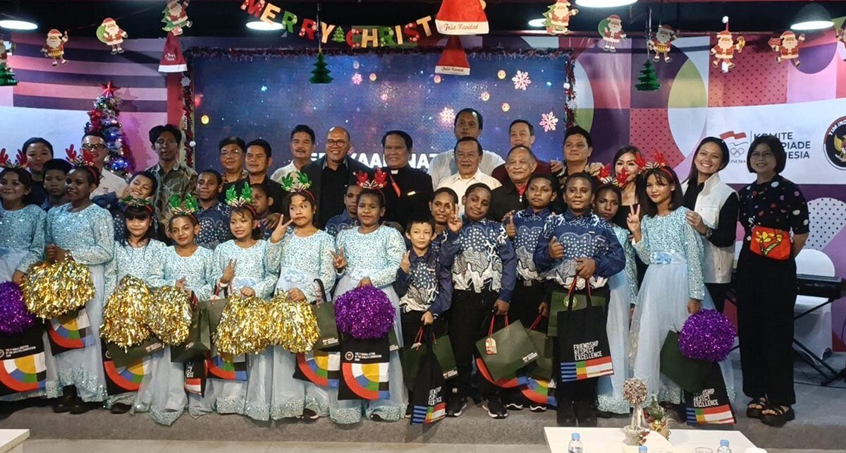 KOI Rayakan Natal 2024 dengan Perwakilan Pengurus Federasi Cabor, Berbagi Kasih dengan Anak Panti Asuhan : Heartdesign Sports