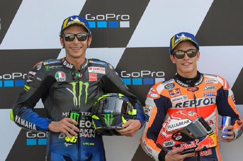 Kisah Legenda MotoGP Italia yang Lebih Suka Marc Marquez ketimbang Valentino Rossi : Heartdesign Sports