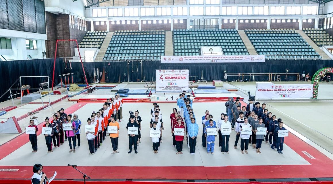 Lahirkan Atlet Berprestasi Lewat Kejurnas Junior Gimnastik 2024 : Heartdesign Sports