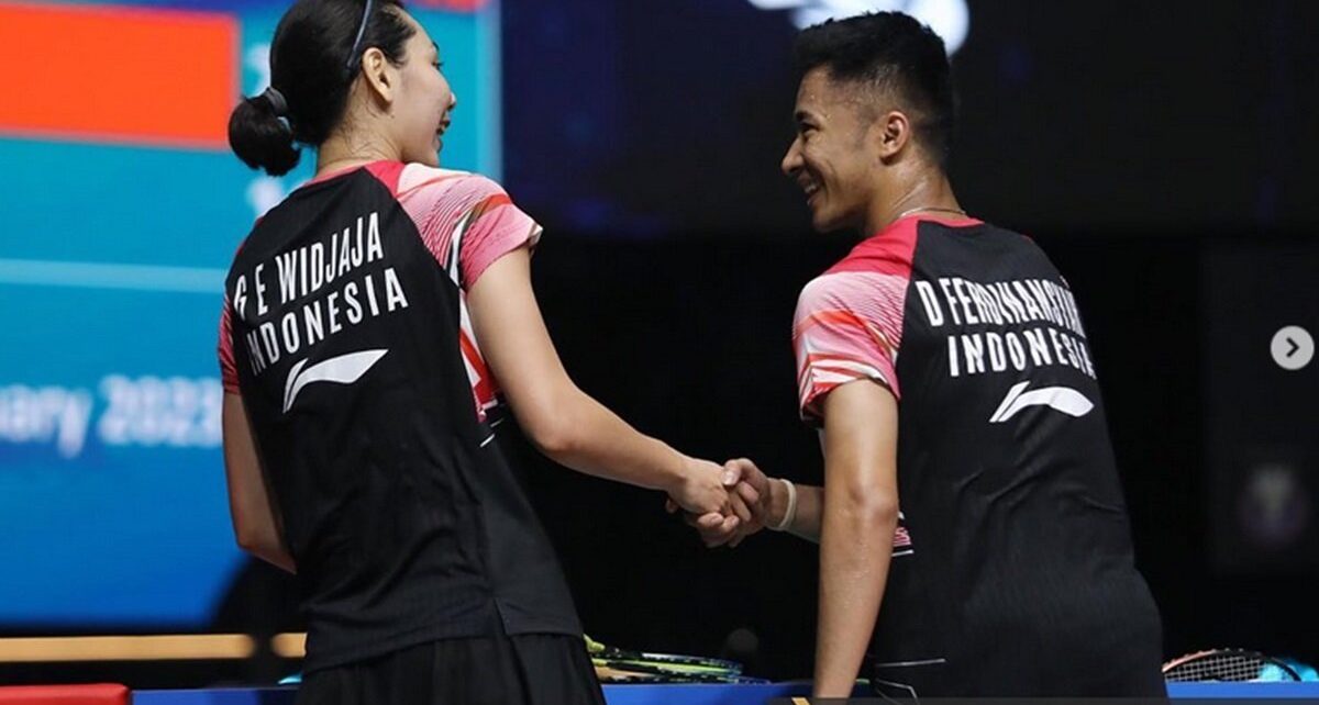 Reaksi Dejan Gloria Usai Raih Kemenangan dalam Debutnya di BWF World Tour Finals 2024 : Heartdesign Sports