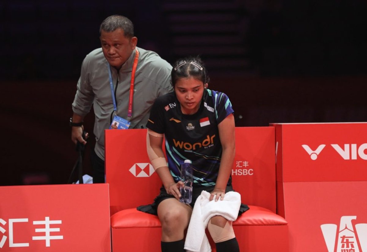 Reaksi Gregoria Mariska Tutup Tahun dengan Hasil Minor di BWF World Tour Finals 2024