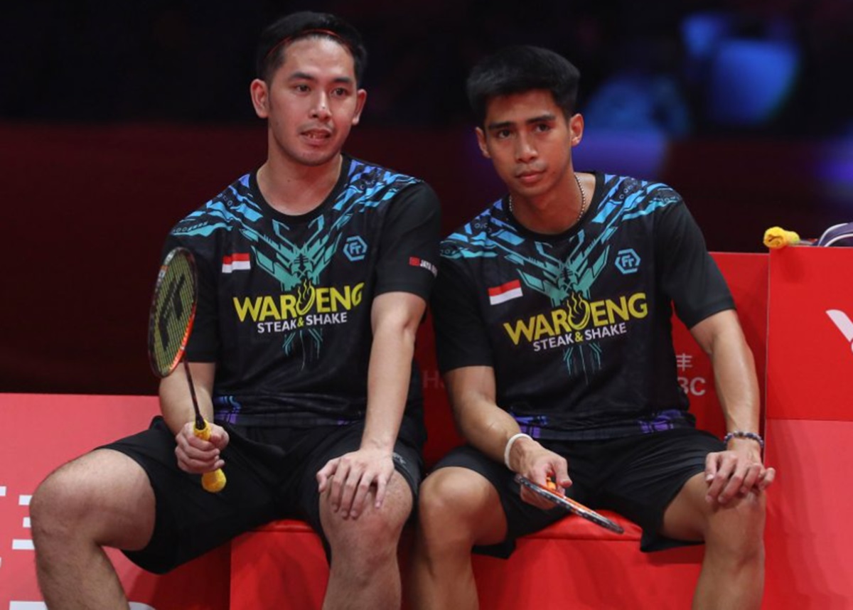 Sabar/Reza Sebut Ada Peran Penting Aryono Miranat di Balik Kesuksesan Lolos ke Semifinal BWF World Tour Finals 2024