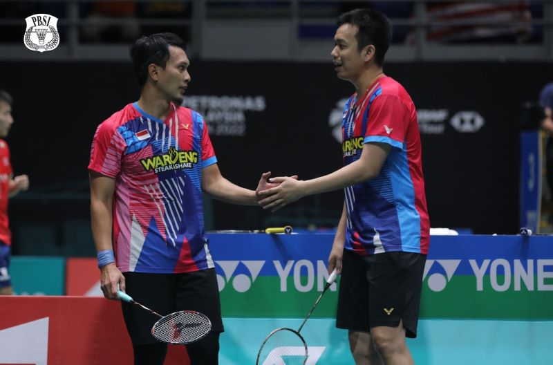 Ini Respons Mohammad Ahsan Usai Hendra Setiawan Umumkan Pensiun : Heartdesign Sports