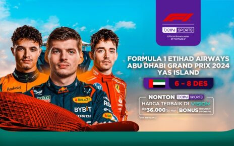 Jadwal dan Link Live Streaming F1 GP Abu Dhabi 2024 di Vision+, Klik di Sini! : Heartdesign Sports