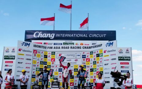 Kiandra Ramadhipa Juara Race 1 ARRC Buriram Kelas AP250, Indonesia Raya Berkumandang di Chang International Circuit! : Heartdesign Sports